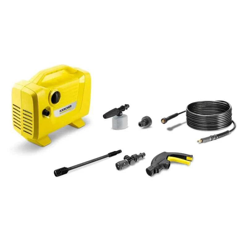 Karcher K2 Power VPS 20-100bar Pressure Washer with Vario Power Jet Short 360 degree & Pressure Adjustment, 1.118-001.0
