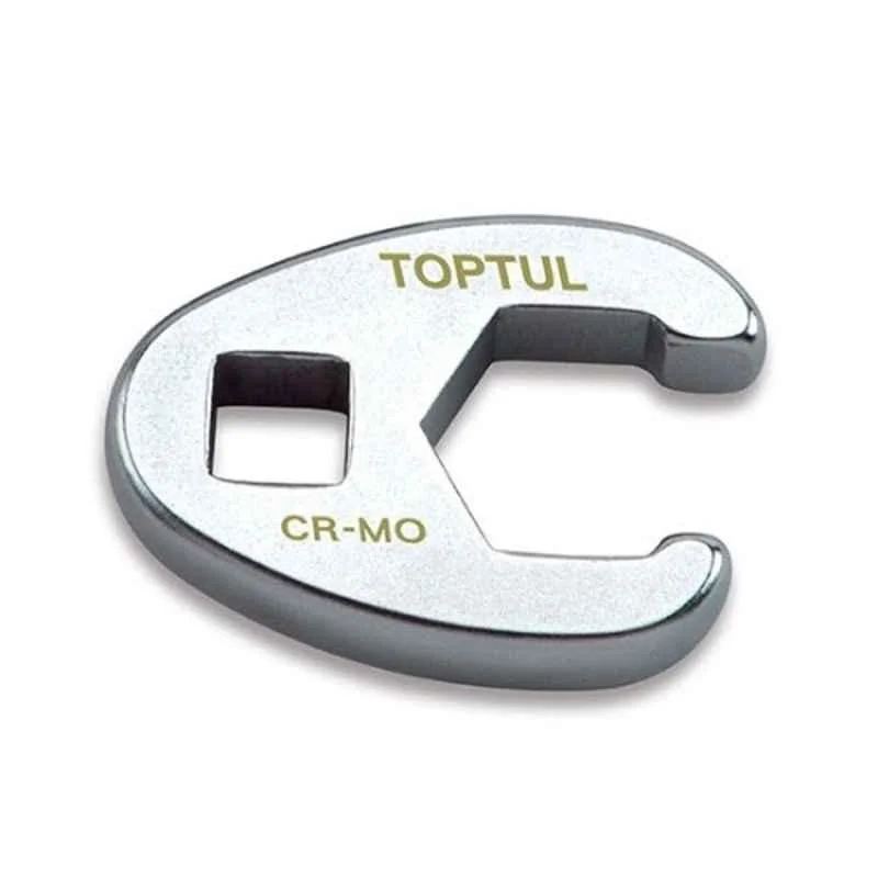 Toptul 3/8x7/16 inch 6PT Flare Nut Metric Crowfoot Wrench, AFAV1214