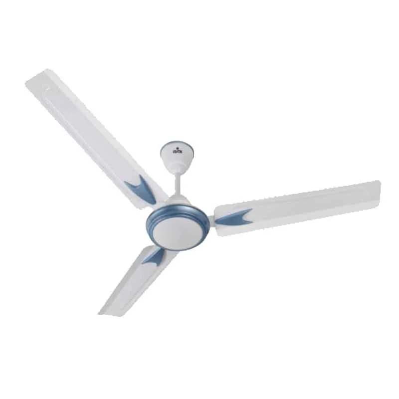 Polycab Sylphy Dlx 75W 400rpm White Pearl Blue Ceiling Fan, FCEECST106M, Sweep: 1200 mm
