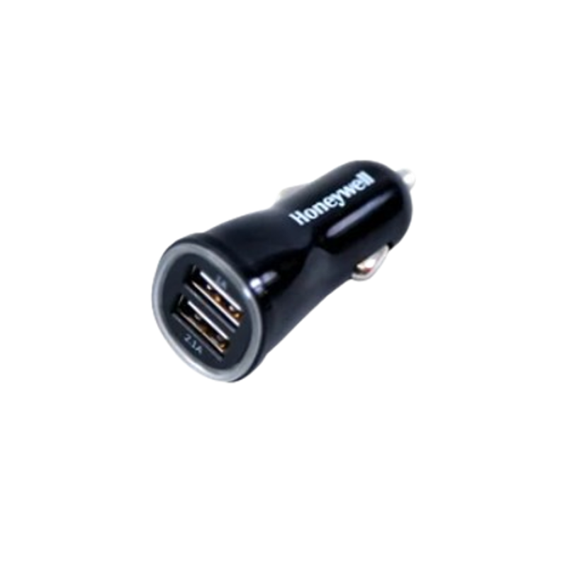 Honeywell 2.1A Dual USB Black Micro CLA Car Charger without Cable, HC000003/CHG/CLA/BLK/2.1A/2U