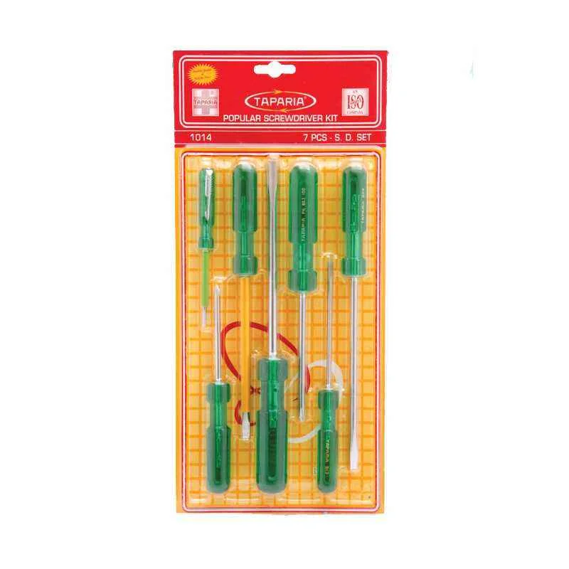 Taparia 5 Pcs Screw Driver Kit in Blister Packing, 1017 (Pack of 5)