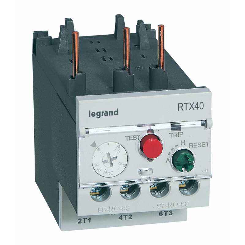 Legrand 3 Pole Contactors RTX鲁 40 Integrated Auxiliary Contacts 1 NO + 1 NC, 4166 46