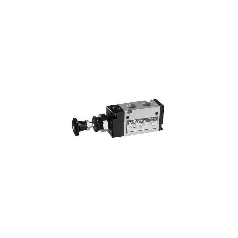 Janatics 5/2 Type G1/8 Push Pull Detent Valve, DS254PD60