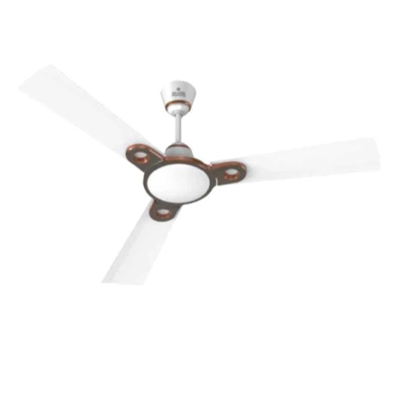 Polycab Eleganz Purocoat 75W 400rpm Pearl White Premium Ceiling Fan, FCEPRST209M, Sweep: 1200 mm