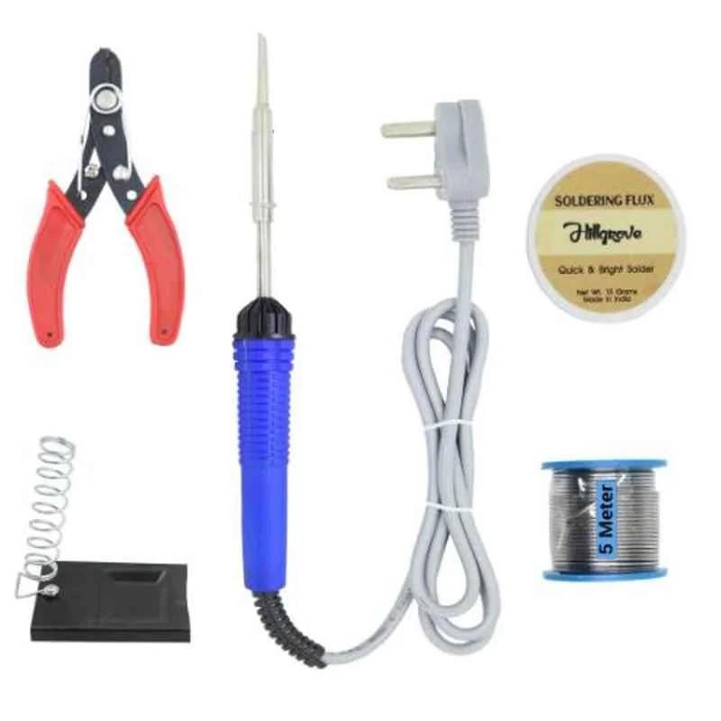 Hillgrove 5 in 1 Mobile Soldering Electronic Iron Kit, HG0051