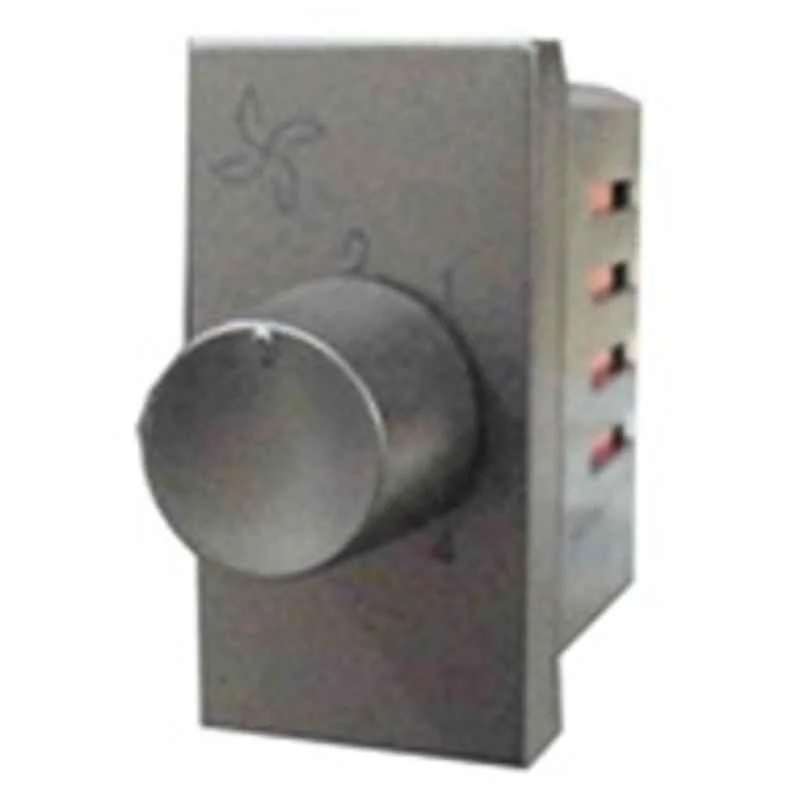 Legrand Arteor 120W 2 Module 5 Steps Square Magnesium Fan Regulator, 5736 69