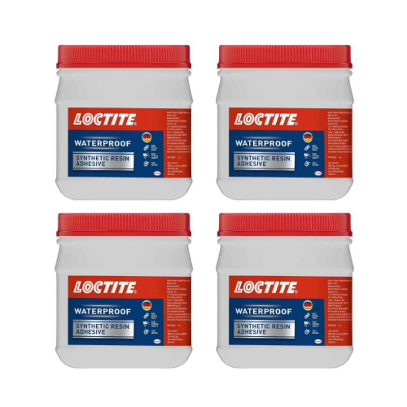 Loctite 1kg Waterproof Synthetic Resin Wood Glue (Pack of 4)