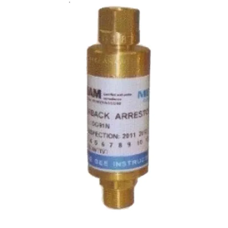 Messer G 1/4 inch LH Torch Side Fuel Gas Flashback Arrestor for Cutting Heating & Brazing Torches, MS0463393MODLH