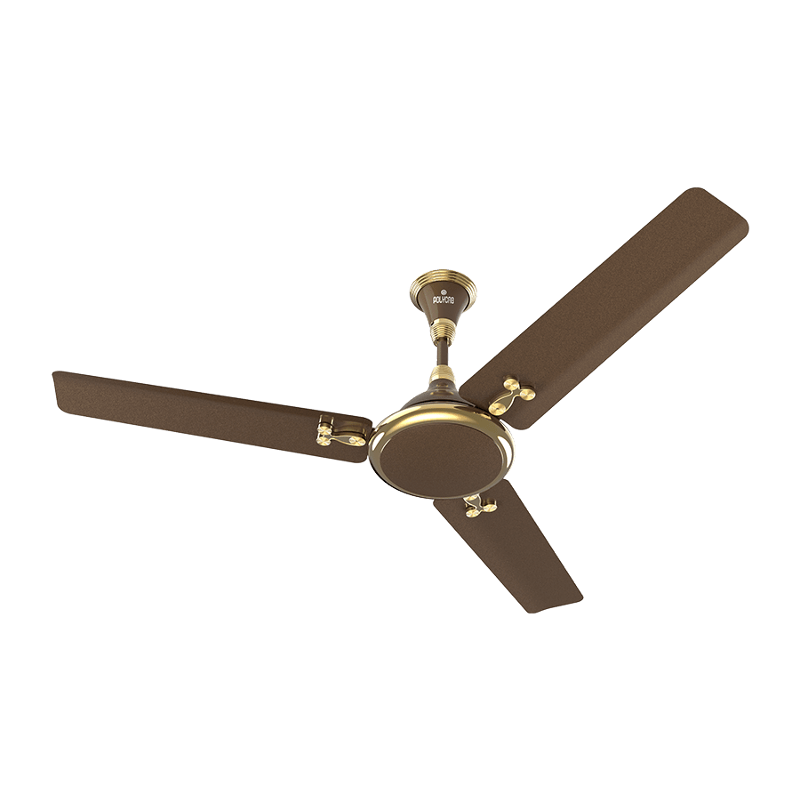 Polycab India Glory Purocoat 75W 400rpm Pearl Brown Ceiling Fan, Sweep: 1200 mm