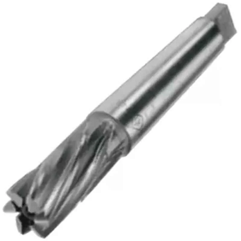 Indian Tools 46mm 203mm Tanged End HSS Taper Shank End Mill
