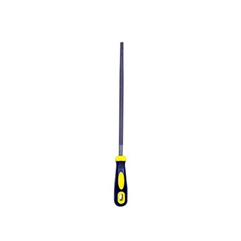 Jon Bhandari 12 inch Cast Iron Dark Grey Bastard Round File with PVC Handle, JBT_F_055