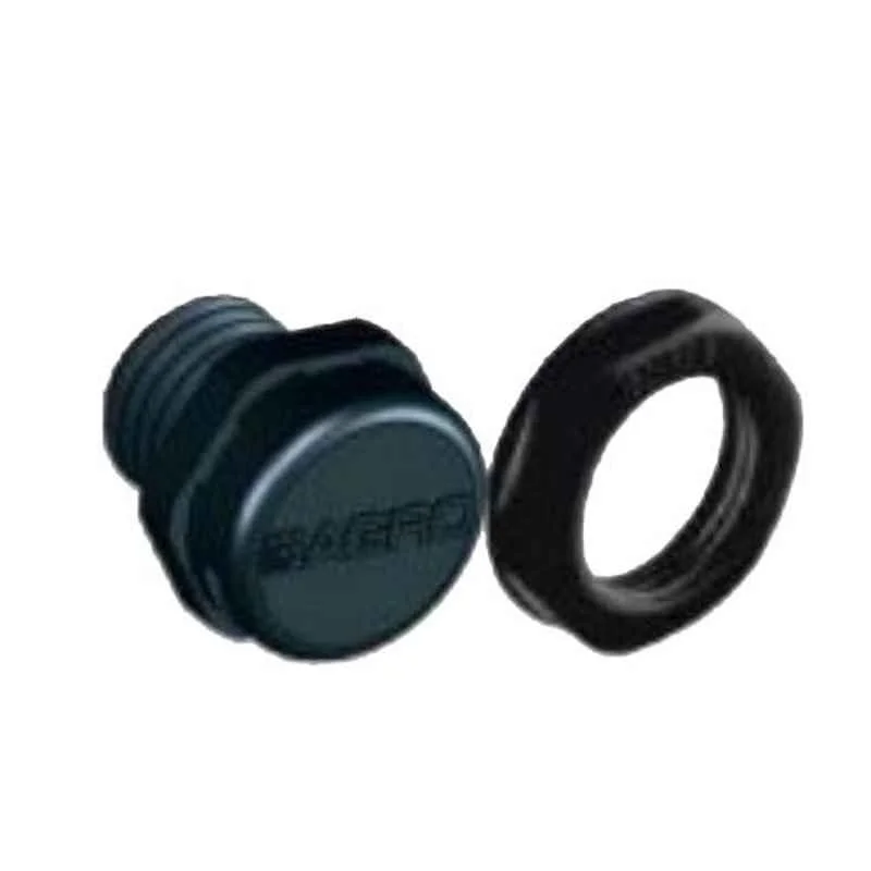 Hensel M12X1.5 Synthetic pressure balance element Checknut with membrane, 824512