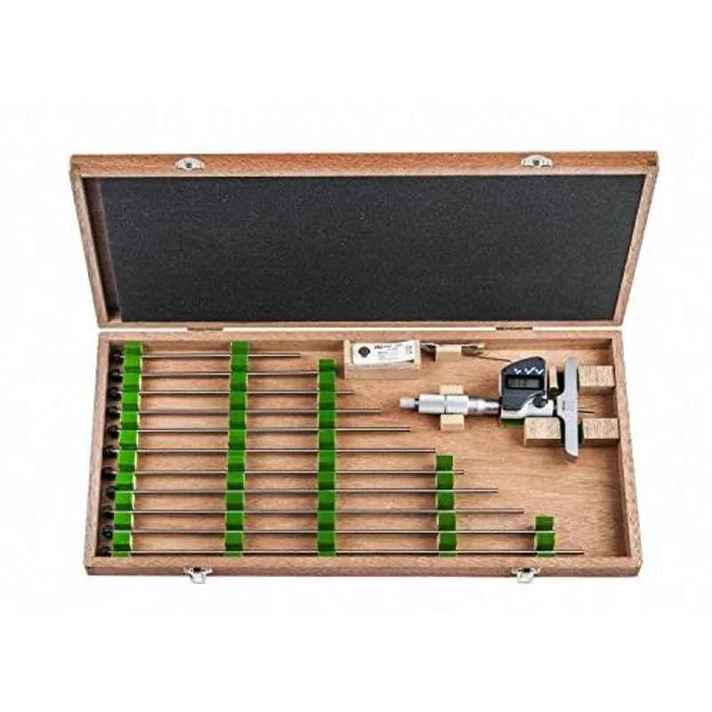 Mitutoyo 0-300mm DMC100-300MX Interchangeable Rod Depth Micrometer, 329-251-30