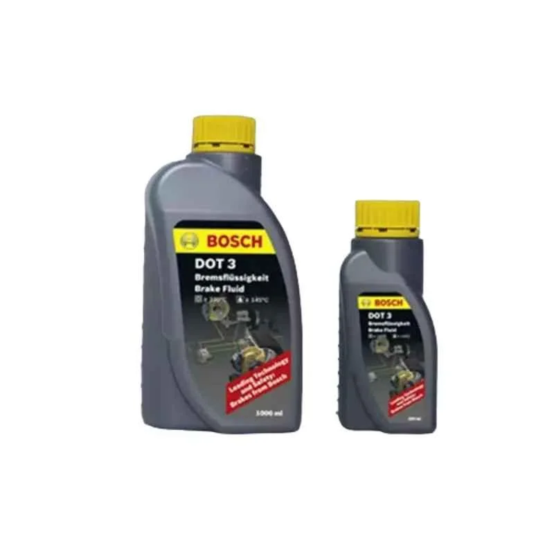Bosch Dot 3 Grade Brake Fluid for 4 / 3 Wheelers 250Ml Crimson Colour, BOS-HU45RN