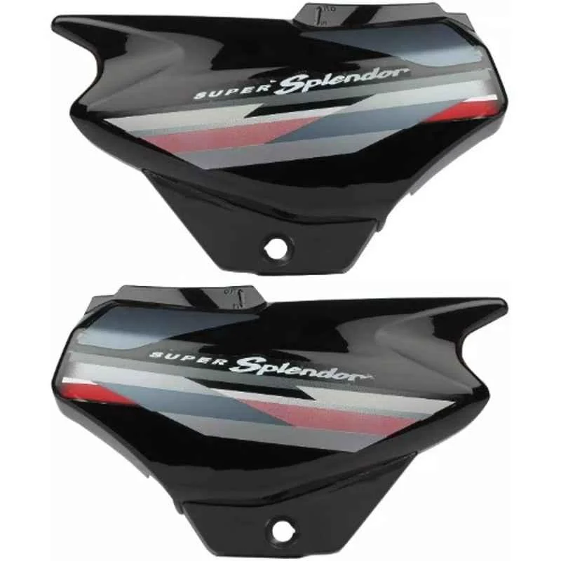 Ultra Side Panel For Super Splendor T3 Black Red