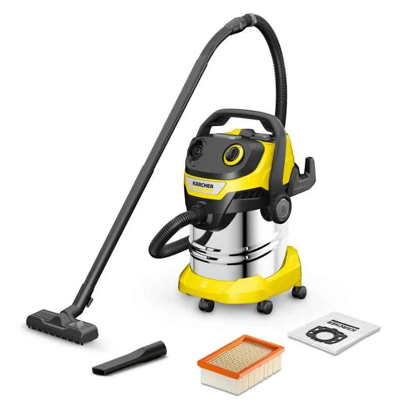 Karcher 1100W Yellow Wet & Dry Vacuum Cleaner, WD 5 S V-25/5/22
