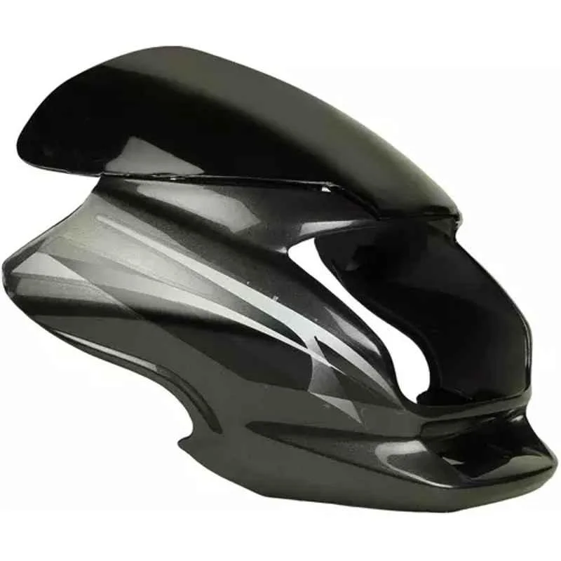 Ultra Headlight Visor for Motocorp Super Splendor Grey Uf113F, ULT-WB1HPG