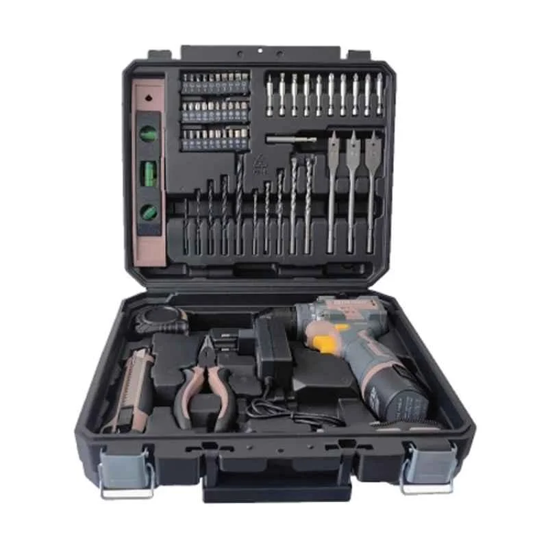 Xtra Power 10mm 12V Cordless Impact Drill with 64 Pcs Bits & Accessories, XPC-TK-01