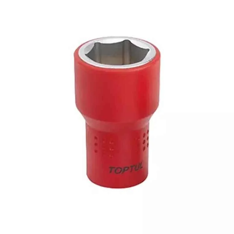 Topul 1/4 inch 7x41mm Square Drive VDE Insulated 6PT Socket, BAEA0807V4