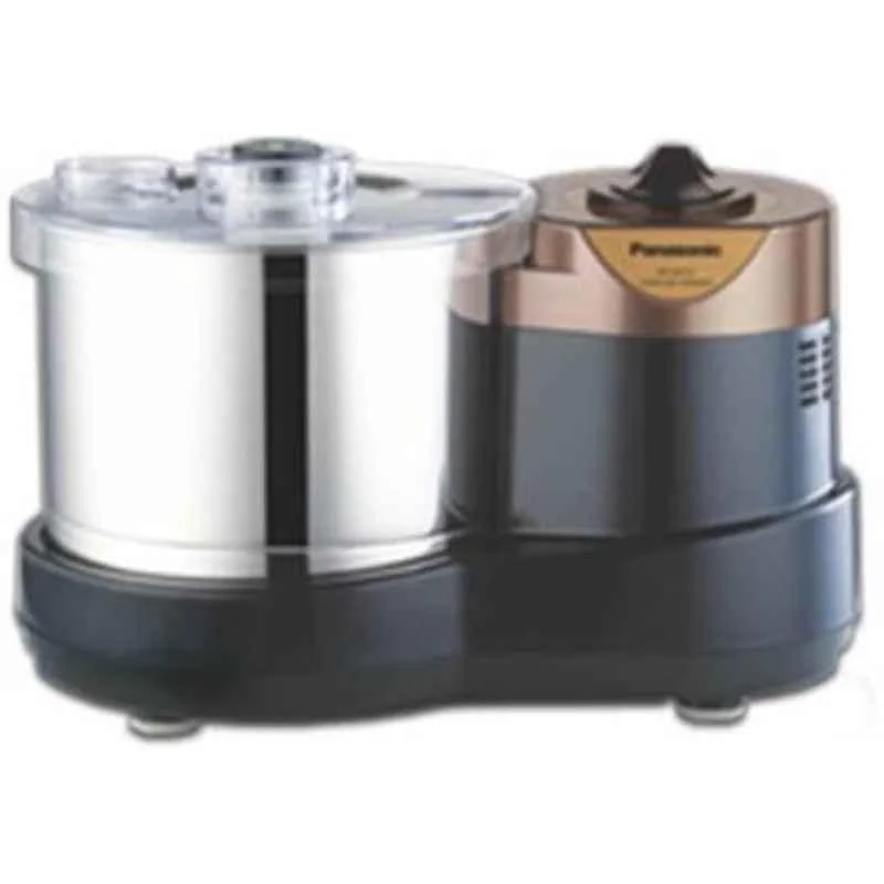 Panasonic 2L 1350rpm Black Super Wet Grinder with Atta Kneader, MK-SW210