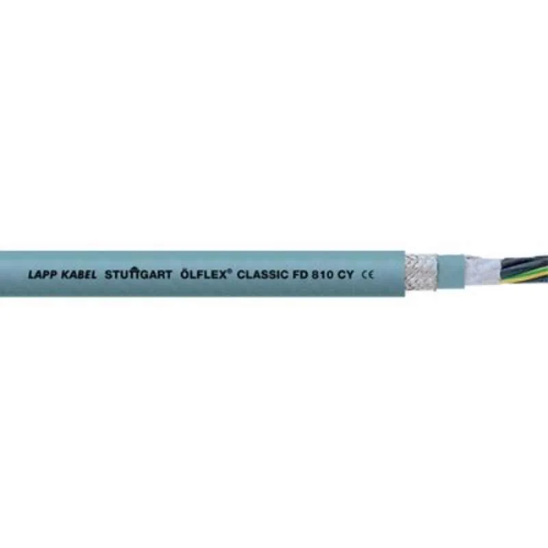 Lapp OLFLEX CLASSIC FD 810 CY 0.75 Sqmm Double Core Control Flexible Cable, 0026219, Length: 100 m