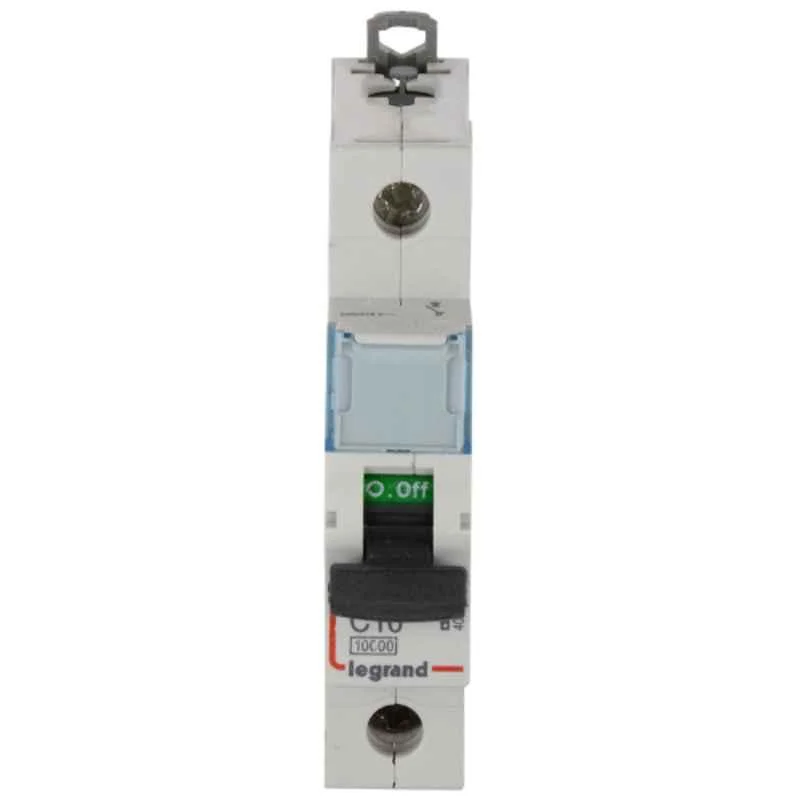 Legrand DX3 10kA 10A C Curve Single MCB, 408590 (Pack of 2)