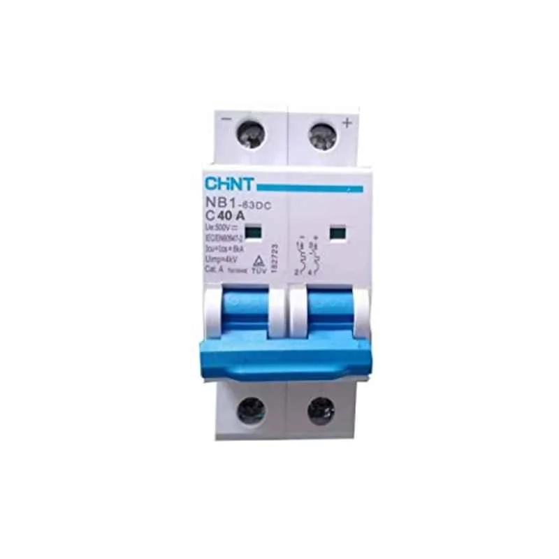Chint Solar NB1-63DC 40A C Curve Double Pole MCB
