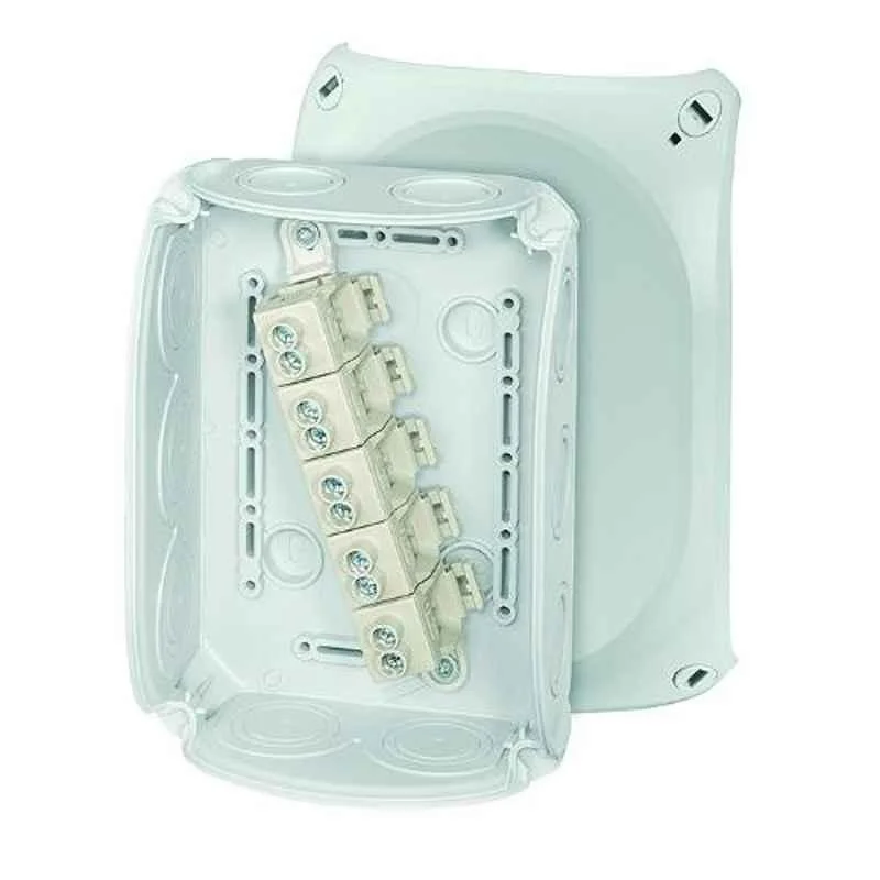 Hensel 4-10 Sqmm Cable Junction Box, Dimension: 130x180x77 mm, DK1010G (Pack of 5)