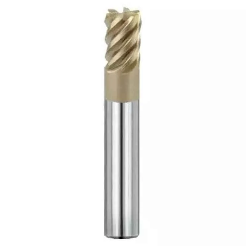 Dolphin 10mm HSS 6 Flute Tin Coated End Mill