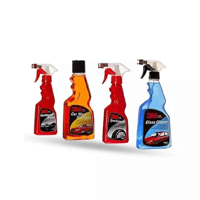 3M Tyre Dresser 500 Ml, Dashboard Dresser500 Ml, Shampoo 500 Ml, Glass Cleaner 500ml Car Cleaning
