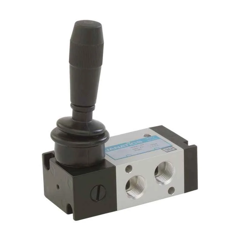 Janatics 3/2 Type G1/8 Hand Lever Detent Valve, DS244HD60