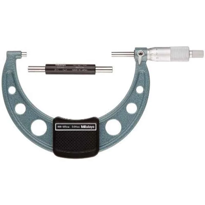 Mitutoyo 100-125mm Ratchet Stop Outside Micrometer, 103-141-10
