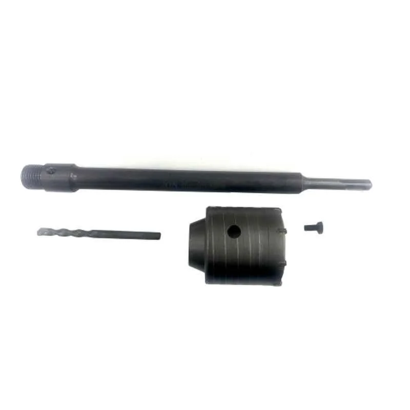 Jon Bhandari 65mm Carbide Tipped & Steel Grey Hole Saw with 300mm SDS Plus Extension Bar, CHS