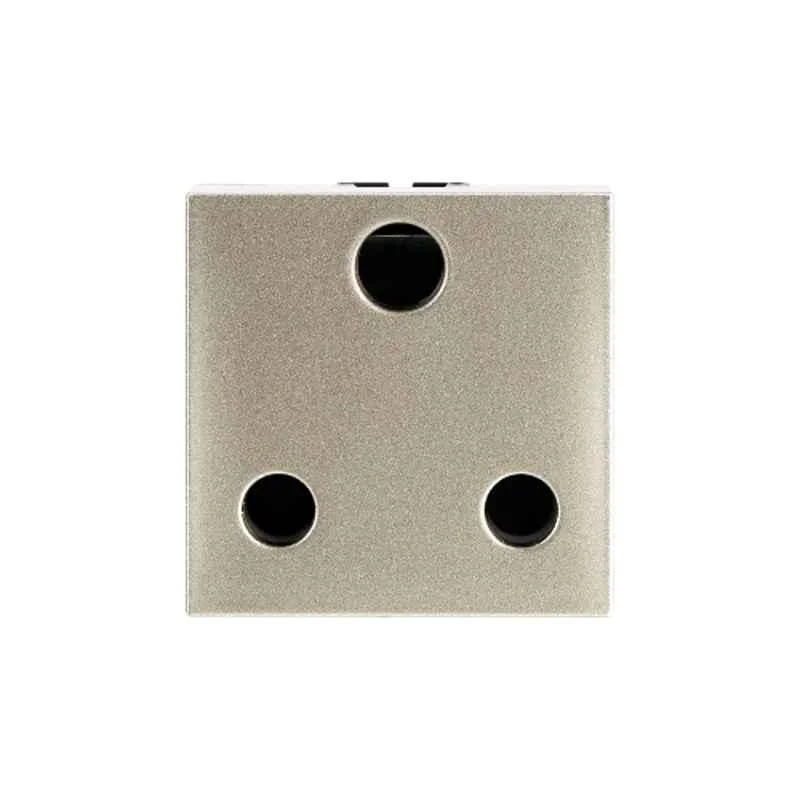 Legrand Arteor 25A 2 Module Champagne Electrical Socket, 5748 41