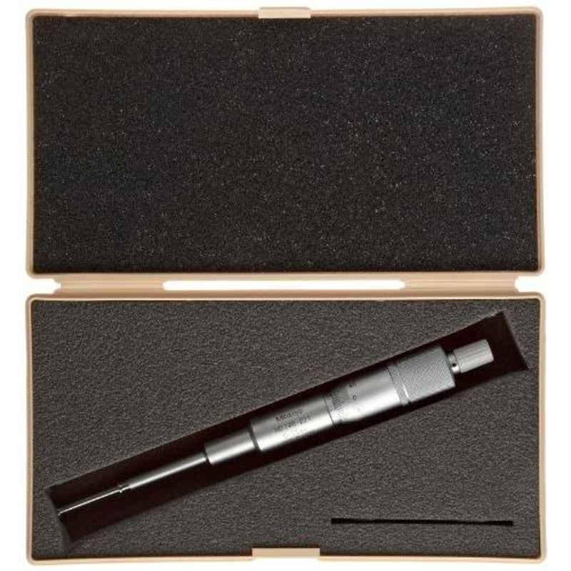 Mitutoyo 0-25mm Ratchet Stop Non-Rotating Spindle Groove Micrometer, 146-221