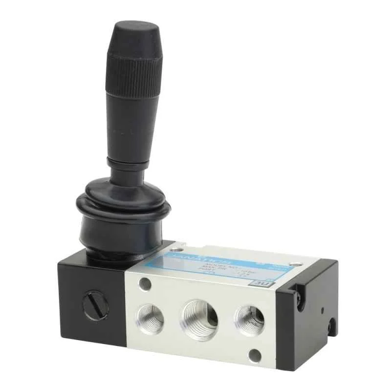 Janatics 5/2 Type G1/4 Hand Lever Spring Return Valve, DS255HR61