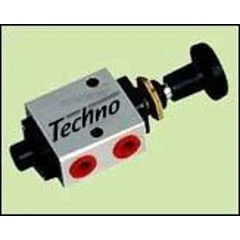 Techno 1/4 inch 3/2 Twinkling Stop Spring Return Valve, MSV96322V