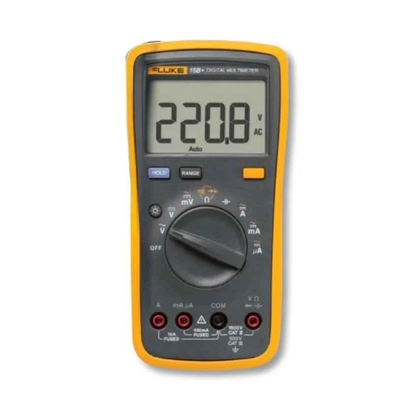 Fluke 15B+ 0 to 1000V Digital Multimeter