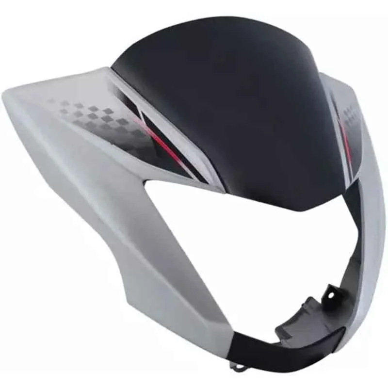 Ultra Headlight Visor for Glamour Grey & Black Uf166D, ULT-K07GBN