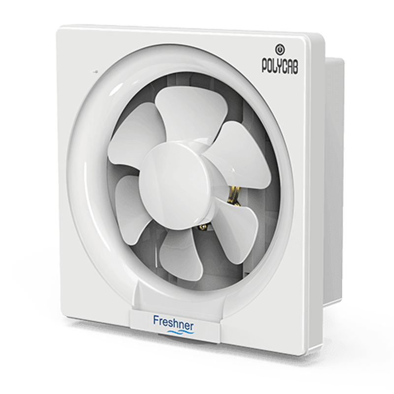 Polycab Freshner 35W White Low Speed Exhaust Fan, Sweep: 150 mm (Pack of 5)
