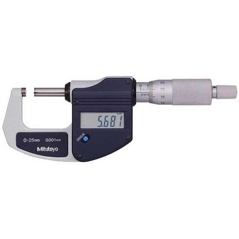 Mitutoyo Digimatic Micrometer, 293-821, Range: 0-25 mm
