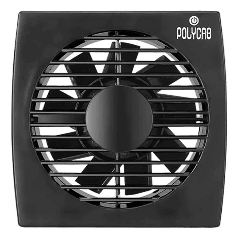 Polycab Freshner AXL 15W Black Domestic Exhaust Fan, Sweep: 100 mm (Pack of 3)