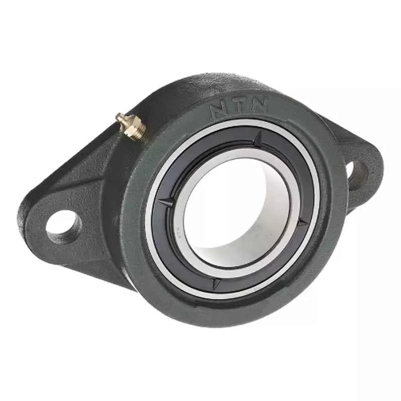NTN 25x156x130mm Cast Iron 2-Bolt Rhombus Flanged Unit UKFLX06D1