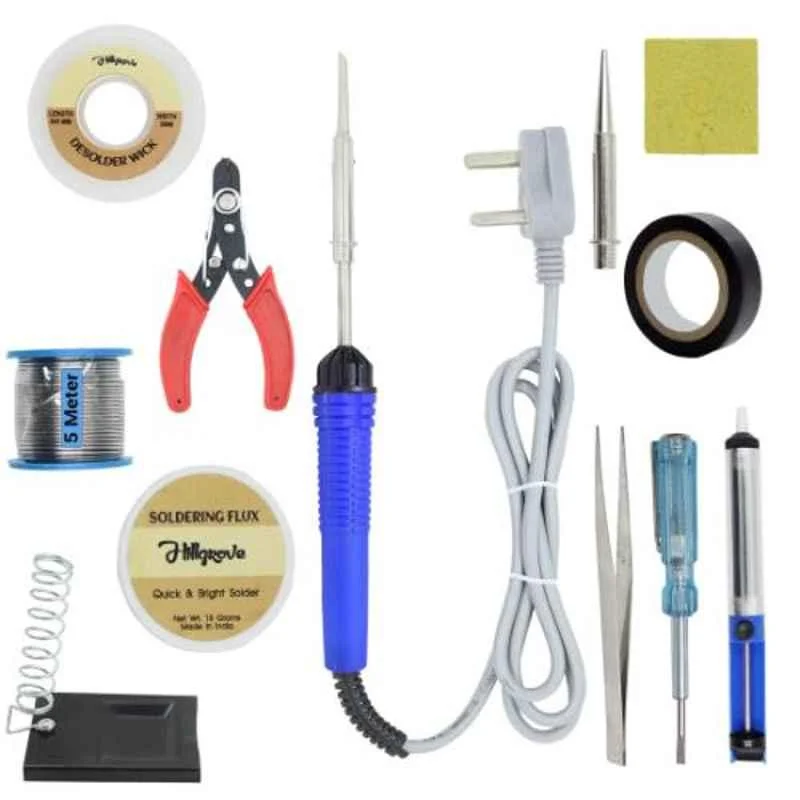 Hillgrove 12 in 1 Mobile Soldering Electronic Iron Kit, HG0063