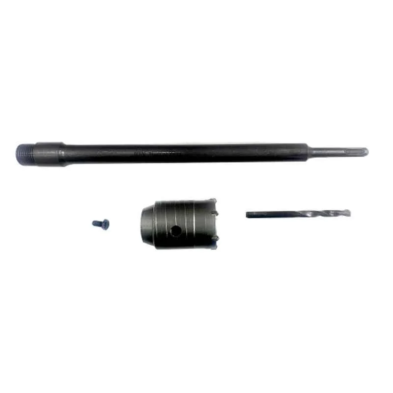 Jon Bhandari 50mm Carbide Tipped & Steel Grey Hole Saw with 350mm SDS Plus Extension Bar, CHS