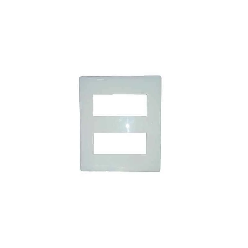 Legrand Mylinc 8M(4X2) White Plate, 6755 68 (Pack of 5)