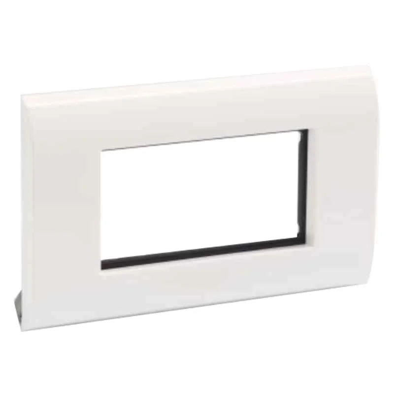Legrand Myrius Regular 4 Module White Cover Plate, 6732 14