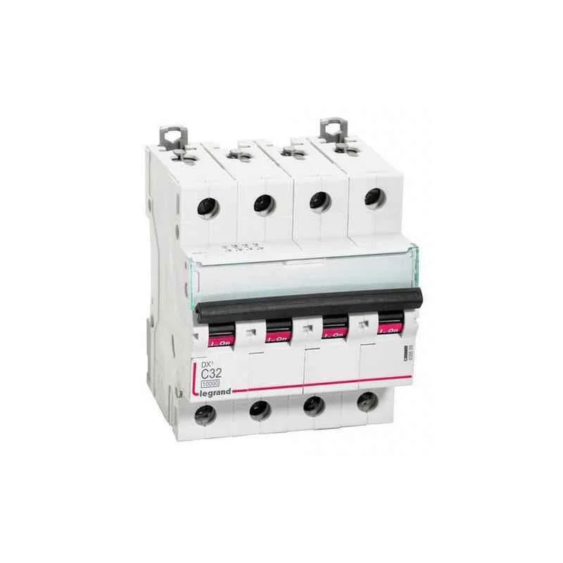 Legrand DX鲁 16A C-Curve Four Pole MCB, 4086 96, Breaking Capacity: 10 kA