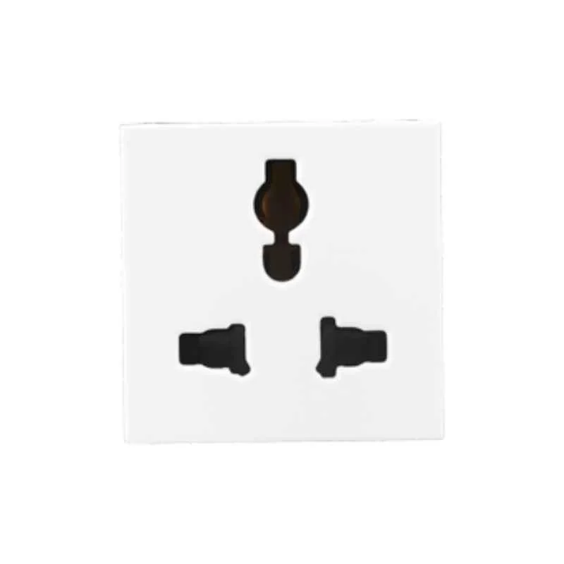 Legrand Allzy 6/10/13A 2/3 Pin 2 Module Multistandard Socket for 250VAC & 15A, 681123