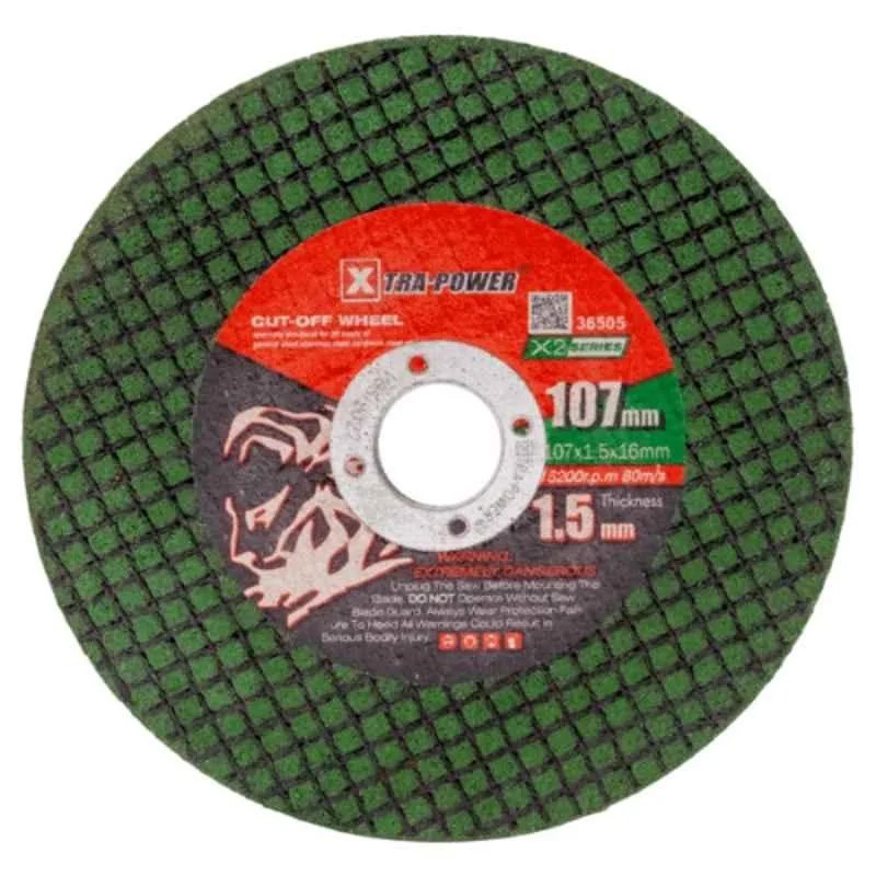 Xtra Power 5 inch X2 Green Cut off Wheel, (Pack of 50)